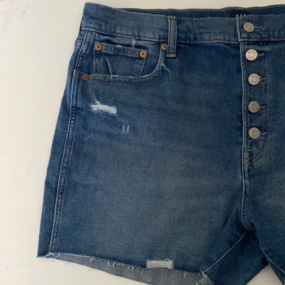 Gap stretch button fly denim shorts - Picture 3 of 6